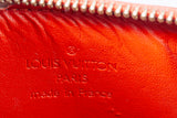 Authentic Louis Vuitton Orange Vernis Monogram Lexington Fleurs Pochette