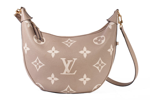 Authentic Louis Vuitton Empreinte Monogram Giant Loop Hobo Bag