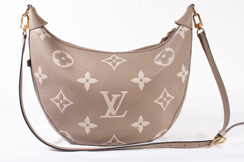 Authentic Louis Vuitton Empreinte Monogram Giant Loop Hobo Bag