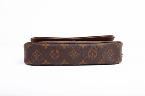 Authentic Louis Vuitton Monogram Ivy Wallet On Chain Crossbody Bag