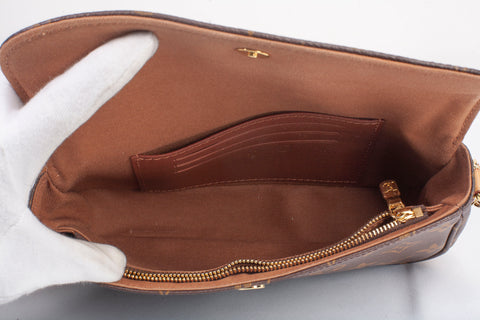 Authentic Louis Vuitton Monogram Ivy Wallet On Chain Crossbody Bag