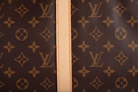 Authentic Louis Vuitton Monogram Canvas Keepall 50 Bandoulière