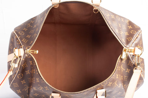 Authentic Louis Vuitton Monogram Canvas Keepall 50 Bandoulière