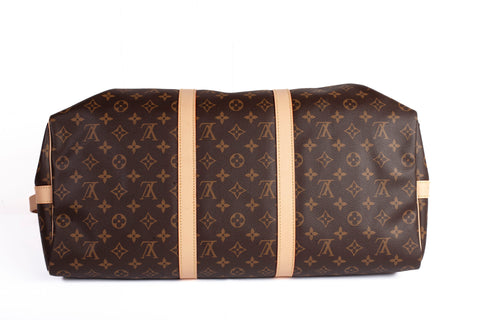 Authentic Louis Vuitton Monogram Canvas Keepall 50 Bandoulière