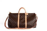 Authentic Louis Vuitton Monogram Canvas Keepall 50 Bandoulière