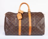 Authentic Louis Vuitton Keepall 45 Monogram Duffle Bag