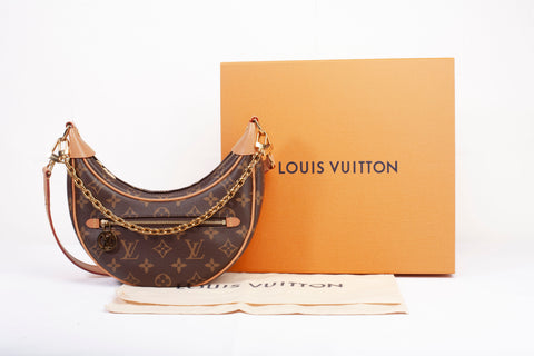 Authentic Louis Vuitton Monogram Canvas Loop Crossbody Bag