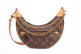 Authentic Louis Vuitton Monogram Canvas Loop Crossbody Bag