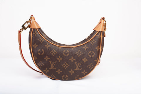Authentic Louis Vuitton Monogram Canvas Loop Crossbody Bag