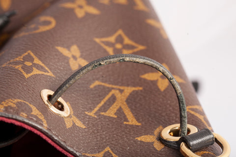 Authentic Louis Vuitton Monogram Montsouris PM Black/Brown