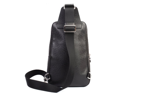 Authentic Louis Vuitton Taiga Avenue Sling Bag Glacier
