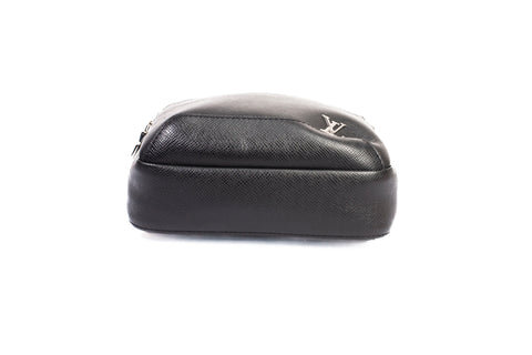 Authentic Louis Vuitton Taiga Avenue Sling Bag Glacier