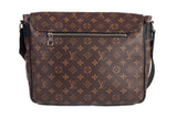 Authentic Louis Vuitton Monogram Macassar Christopher Messenger Bag