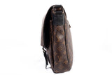 Authentic Louis Vuitton Monogram Macassar Christopher Messenger Bag