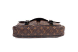 Authentic Louis Vuitton Monogram Macassar Christopher Messenger Bag