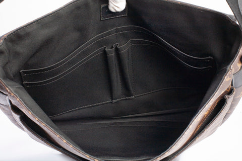 Authentic Louis Vuitton Monogram Macassar Christopher Messenger Bag