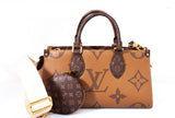 Authentic Louis Vuitton Reverse Monogram Giant ONTHEGO East West Crossbody Bag