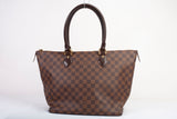 Authentic Louis Vuitton Damier Ebene Saleya MM Tote Bag