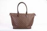 Authentic Louis Vuitton Damier Ebene Saleya MM Tote Bag