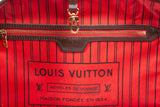 Authentic Louis Vuitton Damier Ebene Coated Canvas Neverfull GM Tote