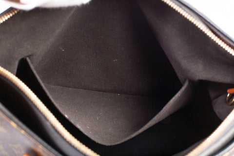 Authentic Black Louis Vuitton Monogram Canvas Pallas Tote Bag