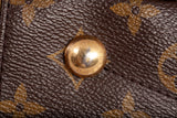 Authentic Black Louis Vuitton Monogram Canvas Pallas Tote Bag