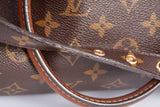 Authentic Black Louis Vuitton Monogram Canvas Pallas Tote Bag