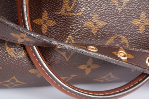 Authentic Black Louis Vuitton Monogram Canvas Pallas Tote Bag