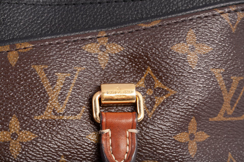 Authentic Black Louis Vuitton Monogram Canvas Pallas Tote Bag