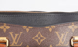 Authentic Black Louis Vuitton Monogram Canvas Pallas Tote Bag