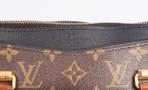 Authentic Black Louis Vuitton Monogram Canvas Pallas Tote Bag