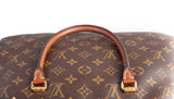 Authentic Black Louis Vuitton Monogram Canvas Pallas Tote Bag