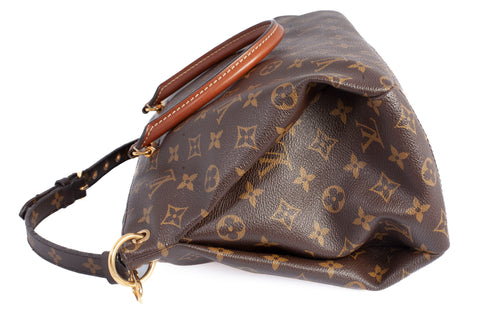 Authentic Black Louis Vuitton Monogram Canvas Pallas Tote Bag