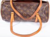 Authentic Louis Vuitton Monogram Canvas Papillon 30 Handbag