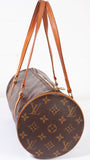 Authentic Louis Vuitton Monogram Canvas Papillon 30 Handbag