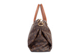 Authentic Black Louis Vuitton Monogram Canvas Pallas Tote Bag