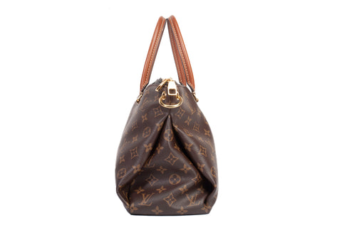 Authentic Black Louis Vuitton Monogram Canvas Pallas Tote Bag