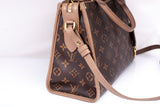 Authentic LOUIS VUITTON Monogram Taupe Popincourt PM Shoulder Bag