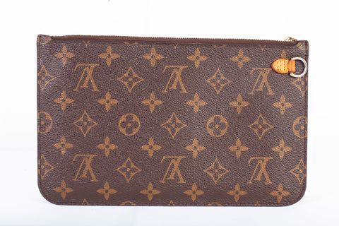 Authentic Louis Vuitton Monogram Neverfull MM Pochette