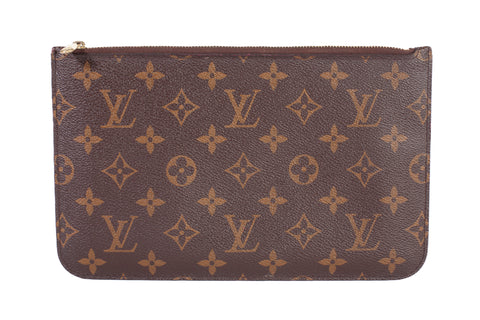 Authentic Louis Vuitton Monogram Neverfull MM Pochette