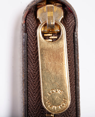 Authentic Louis Vuitton Monogram Poppy Zippy Wallet