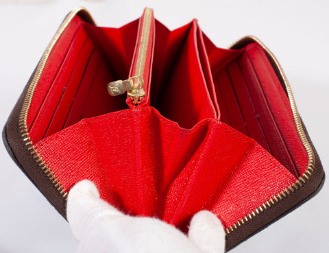 Authentic Louis Vuitton Monogram Poppy Zippy Wallet