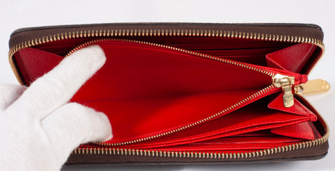 Authentic Louis Vuitton Monogram Poppy Zippy Wallet