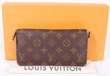 Authentic Louis Vuitton Monogram Poppy Zippy Wallet