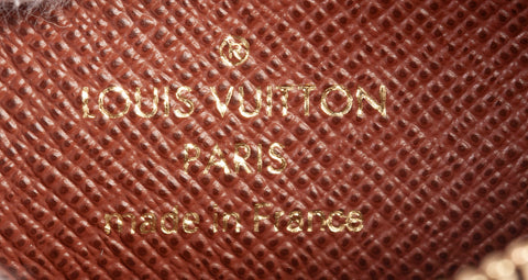 Authentic LOUIS VUITTON Monogram Canvas Romy Card Holder