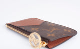 Authentic LOUIS VUITTON Monogram Canvas Romy Card Holder