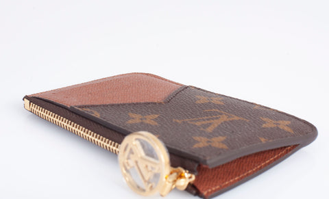 Authentic LOUIS VUITTON Monogram Canvas Romy Card Holder
