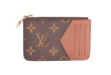 Authentic LOUIS VUITTON Monogram Canvas Romy Card Holder