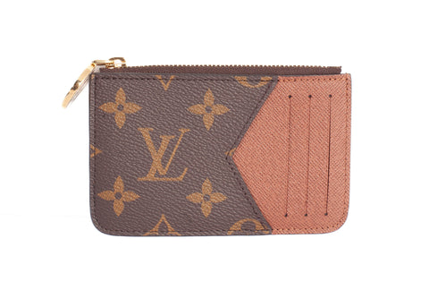Authentic LOUIS VUITTON Monogram Canvas Romy Card Holder