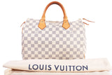 Authentic Louis Vuitton Damier Azur Canvas Speedy 30 Handbag